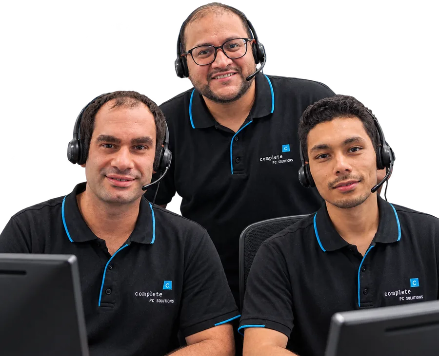 Complete PC Solutions help desk team in Melbourne